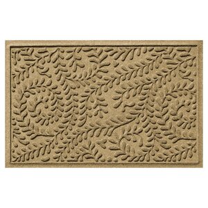 Aqua Gretchen Boxwood Doormat