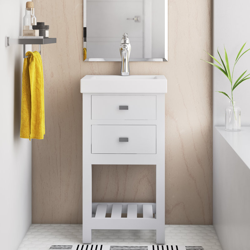 Zipcode Design Knighten 17 Single Bathroom Vanity Set Reviews Zipcode Design Knighten 17 Single