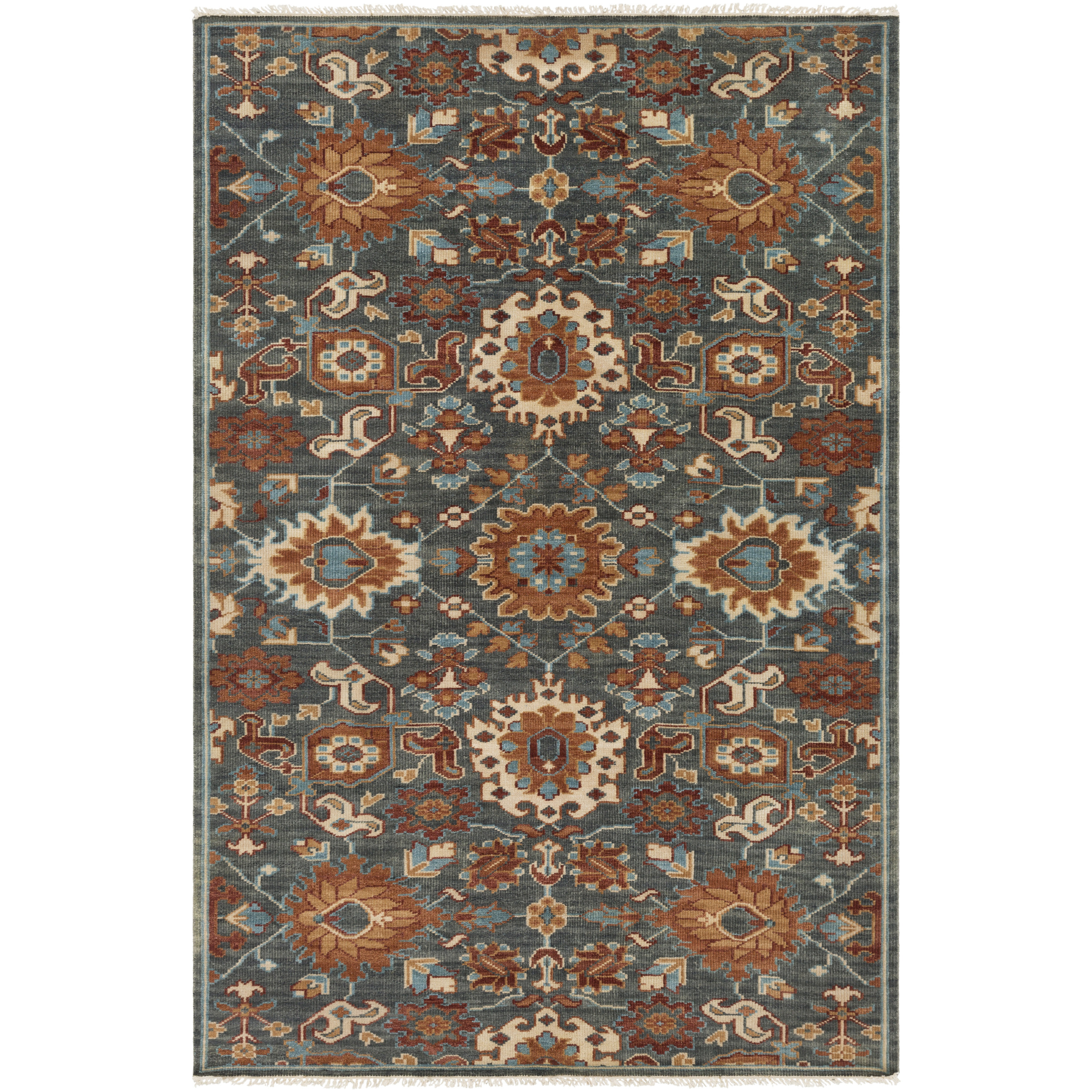 Bloomsbury Market Carlisle Hand Knotted Dark Green Burnt Orange Area Bloomsbury Market Carlisle Hand Knotted Dark Green Burnt Orange Area Rug Wayfair