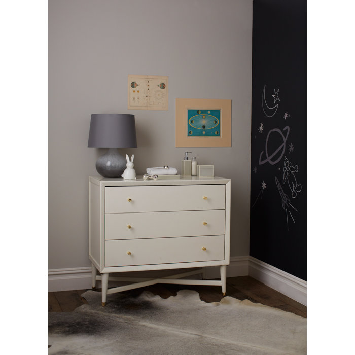 Dwellstudio Mid Century 3 Drawer French White Dresser Reviews Mid Century 3 Drawer French White Dresser
