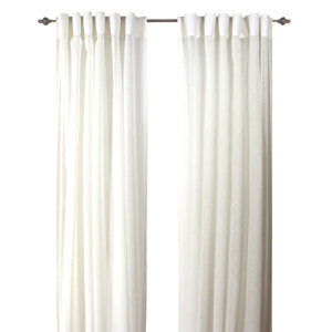 Saint-Raphael Solid Sheer Rod Pocket Panel Pair (Set of 2)