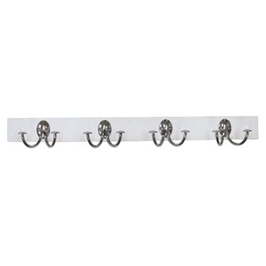 4 Double Hook Coat Rack