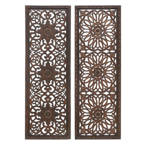 2 Piece Wood Wall Decor Set (Set of 2)