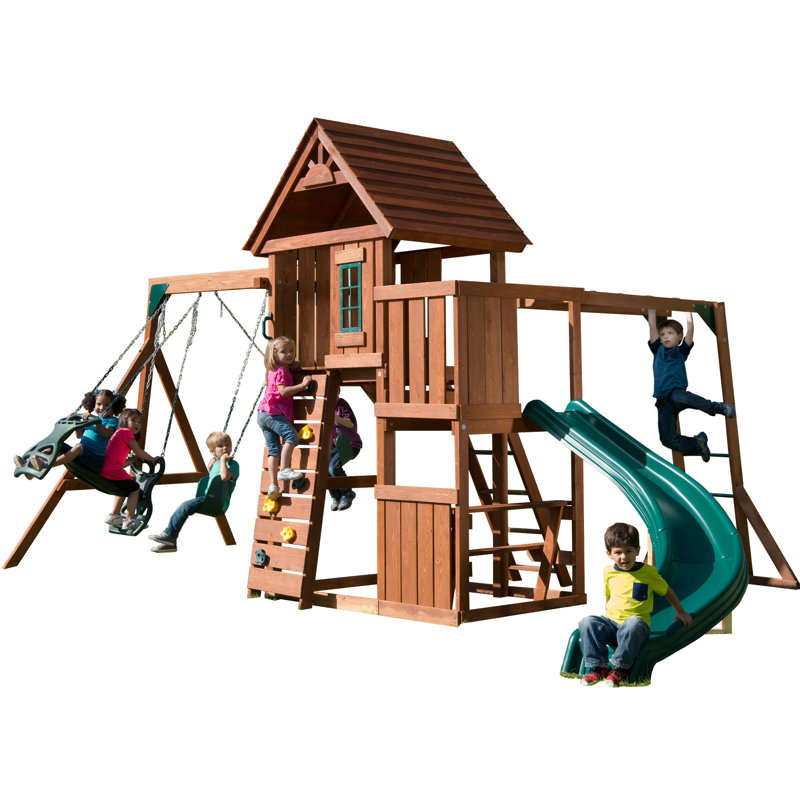 SwingnSlide Cedar Brook Swing Set & Reviews Wayfair
