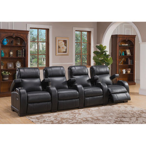 Leeds Home Theater 4 Row Recliner by Coja