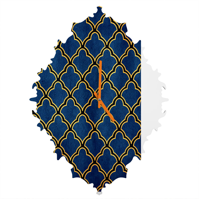 Deny Designs Arcturus Quatrefoil Wall Clock & Reviews Wayfair