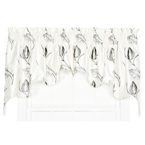 Wanamaker Embroidered Leaf Lined Duchess 100