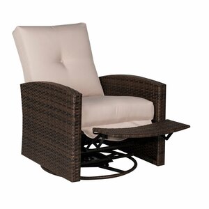 Deluxe Reclining Swivel Chair with Cushion