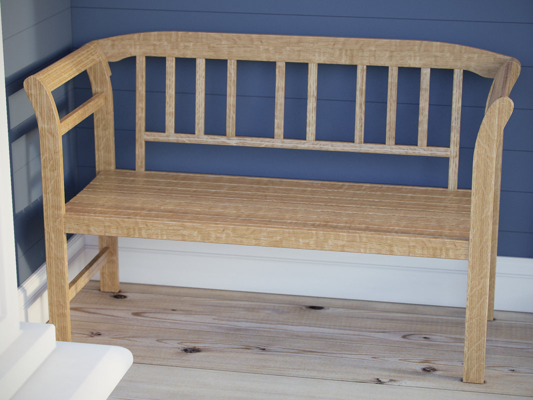 Charlton Home Archdale 2 Seat Acacia Garden Bench & Reviews Wayfair