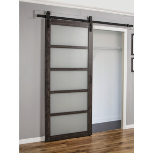 36 Inch Barn Door Wayfair Manufactured Wood Paneled Barn Door With Hardware
