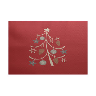 Seasonal Holiday Outdoor Rugs You Ll Love Wayfair Huong Red Indoor Outdoor Area Rug
