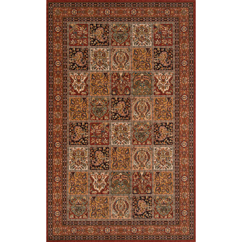 Momeni Persian Garden Dark Red Area Rug Perigold Persian Garden Dark Red Area Rug