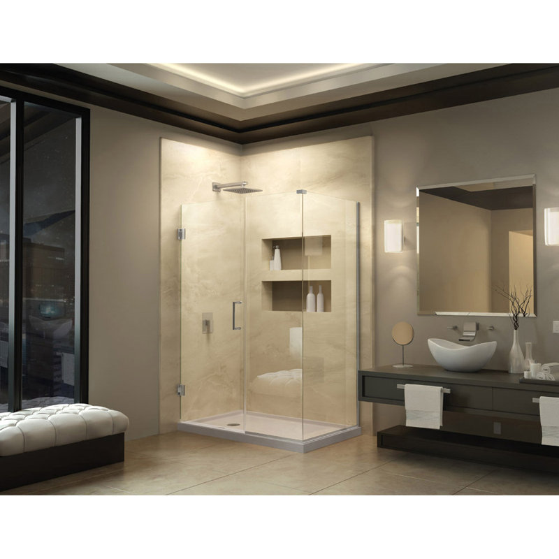 Dreamline Unidoor Plus 59 5 W X 34 38 D Hinged Shower Enclosure Unidoor Plus 59 5 W X 34 38 D Hinged Shower Enclosure