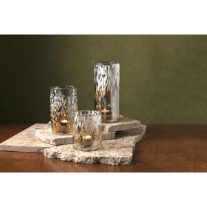 Luxe 3 Piece Glass Hurricane Set