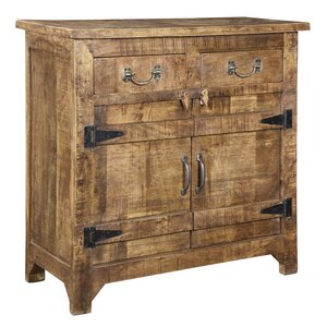 Alaska Mango Wood Accent Cabinet