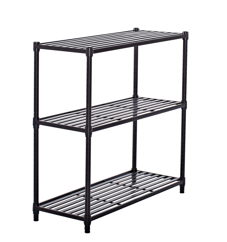 Trinity Slat 35" H 2 Shelf Shelving Unit Starter & Reviews Wayfair