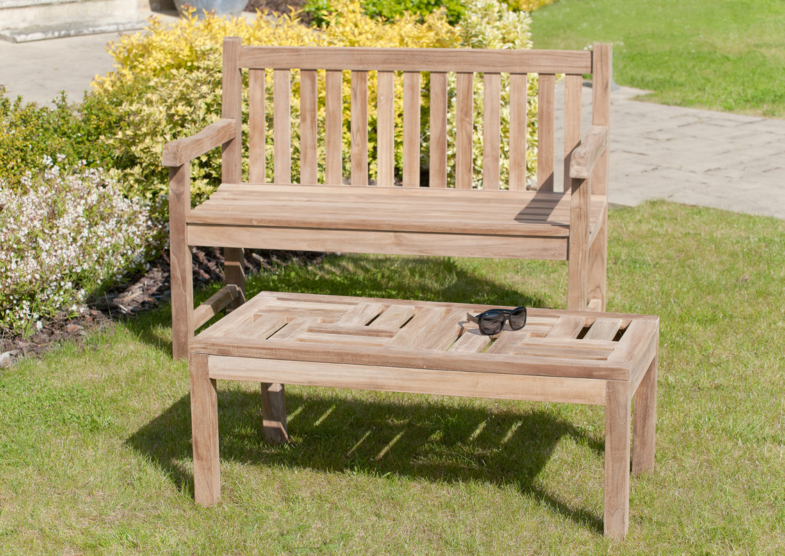 Garten Living Loungetisch Xantippe aus Teak & Bewertungen Wayfair.de