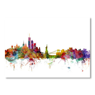 new york skyline wall mural wayfair