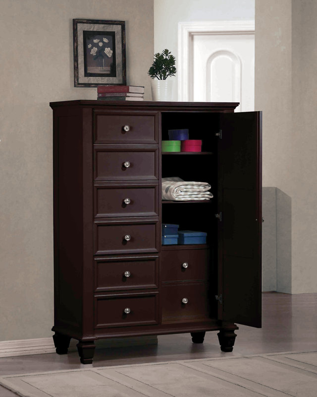 Darby Home Co Paulina 8 Drawer Gentleman S Chest Reviews Wayfair Paulina 8 Drawer Gentleman S Chest