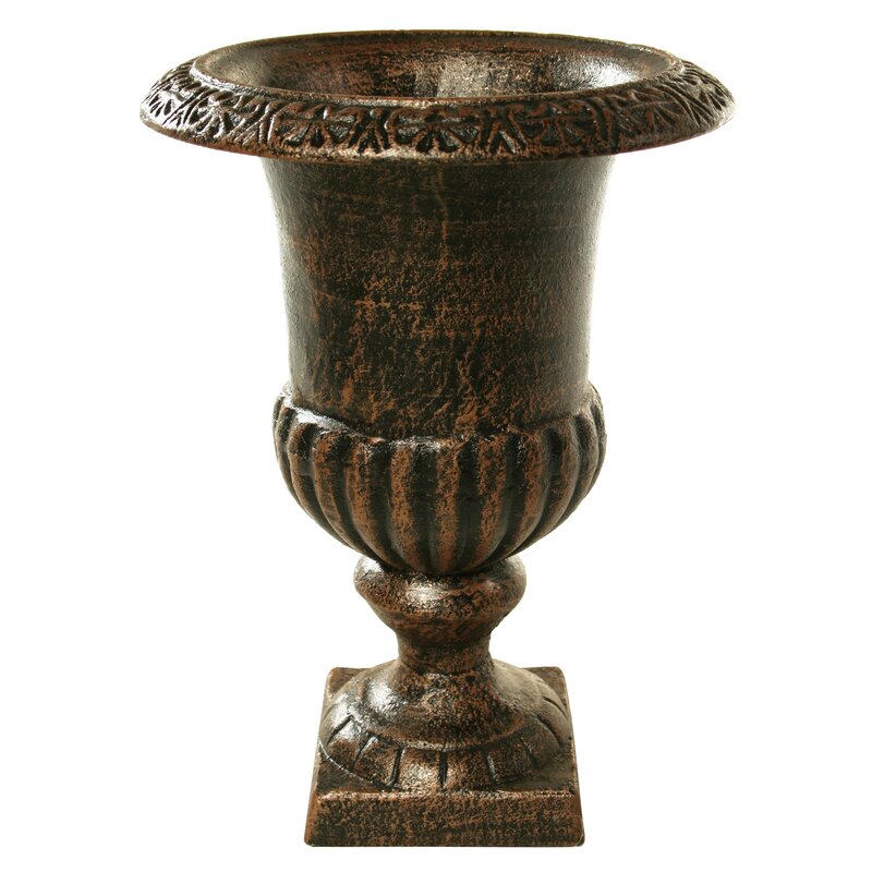 Oakland Living Roman Cast Iron Urn Planter & Reviews | Wayfair.ca