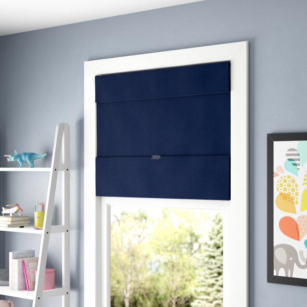 Navy Blue Roman Shade Wayfair