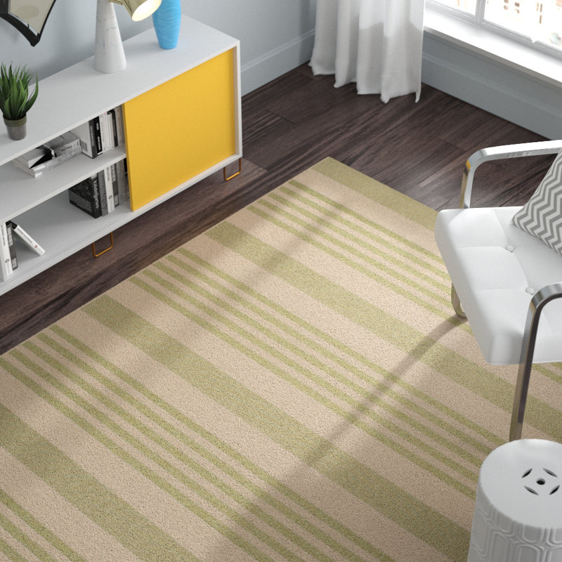 Zipcode Design Sophina Beige Sweet Pea Striped Contemporary Indoor Sophina Beige Sweet Pea Striped Contemporary Indoor Outdoor Area Rug