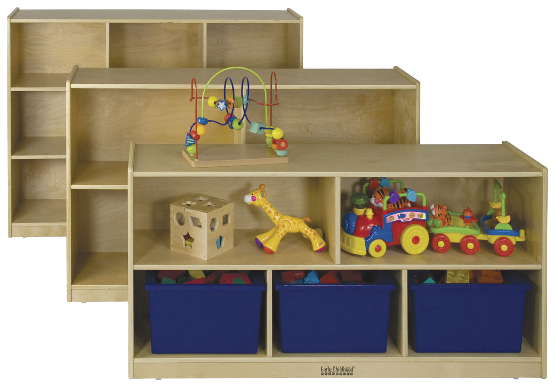 ECR4Kids Stackable 5 Shelving Unit with Casters & Reviews Wayfair