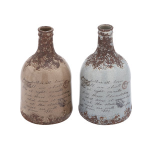 2 Piece Ceramic Vase Set (Set of 2)