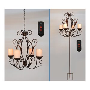 4-Light Candle-Style Chandelier