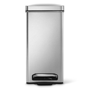 Stainless Steel 2.6 Gallon Step On Trash Can