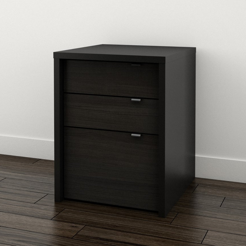 Ebern Designs Blaire 3 Drawer File Cabinet Reviews Wayfair
