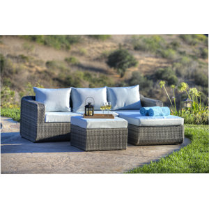 Amezcua 3 Piece Deep Seating Group with Cushion