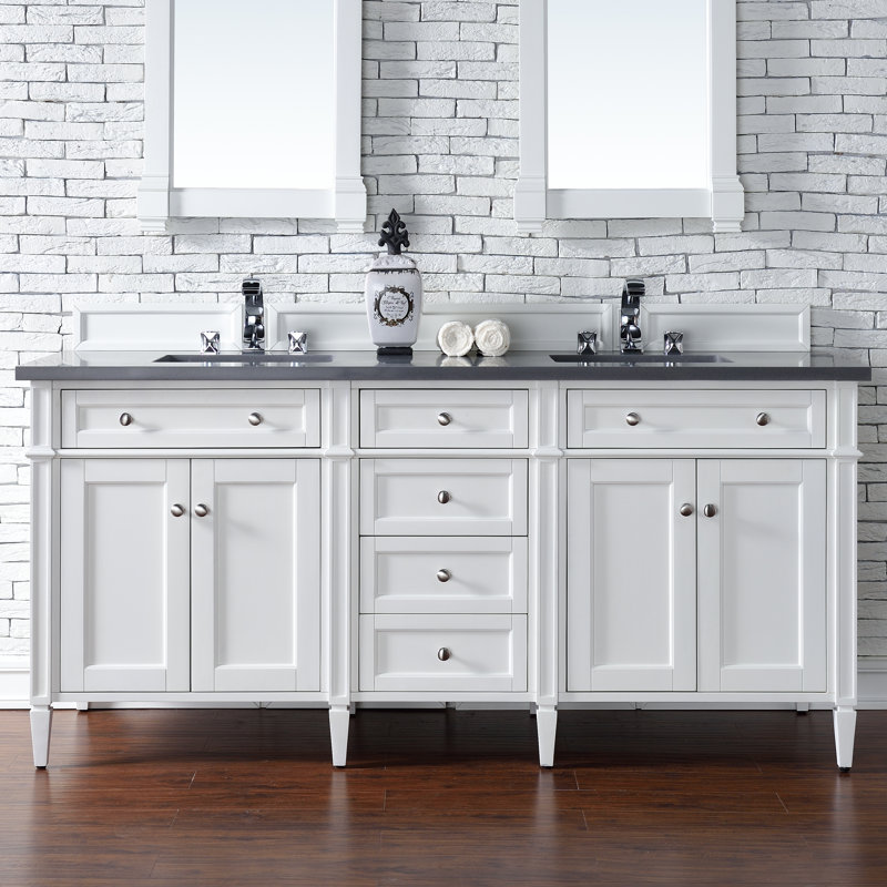 James Martin Furniture Brittany 72 Double Bathroom Vanity Base Only Brittany 72 Double Bathroom Vanity Base Only