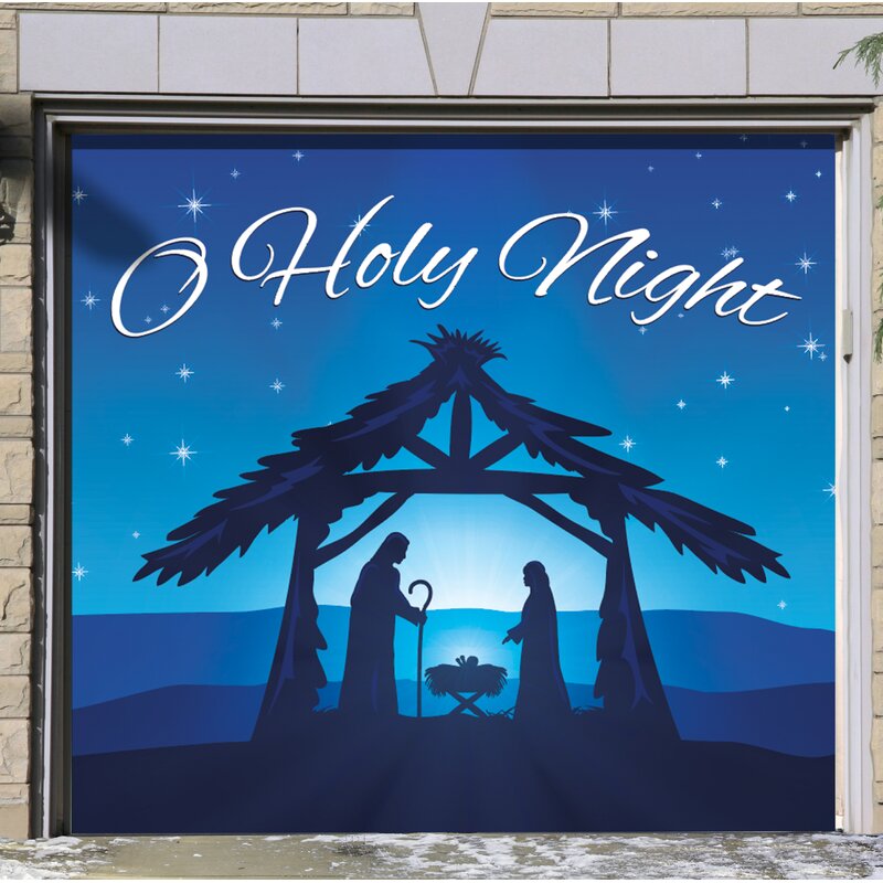 Modern Nativity Garage Door Murals 