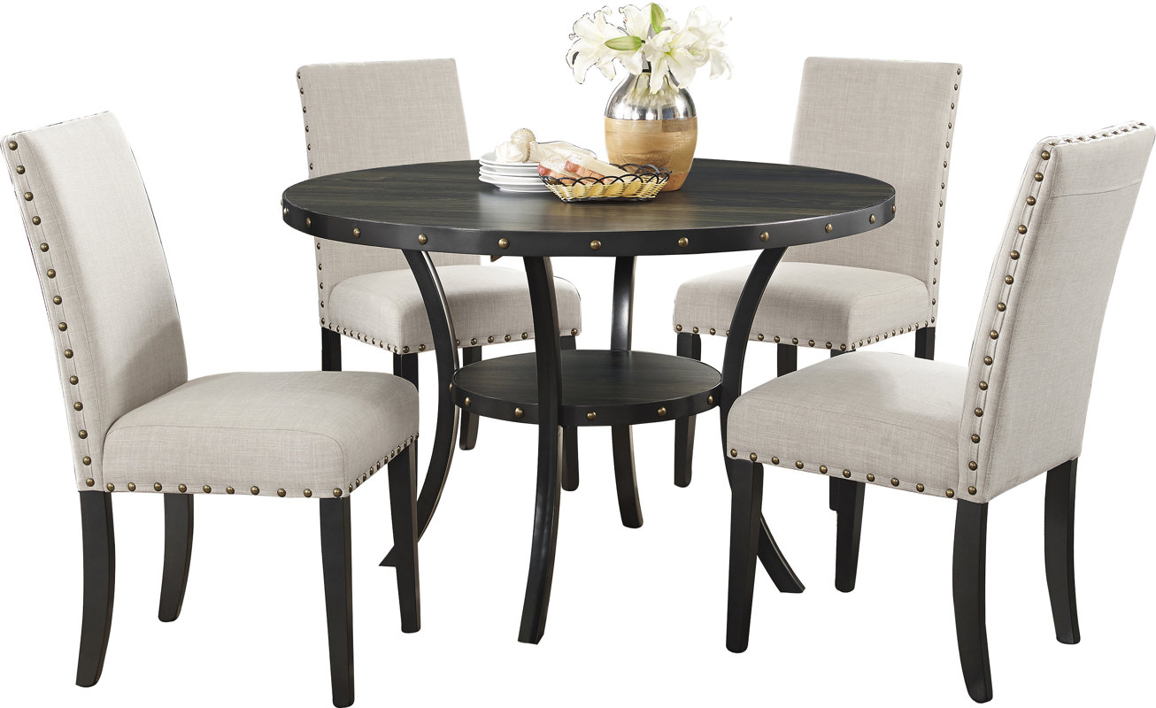 Radele Espresso 5 Piece Dining Set Reviews Joss Main