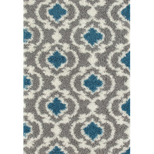 Homespun Moroccan Trellis Rug Wayfair Hegwood Moroccan Trellis Gray Turquoise Area Rug