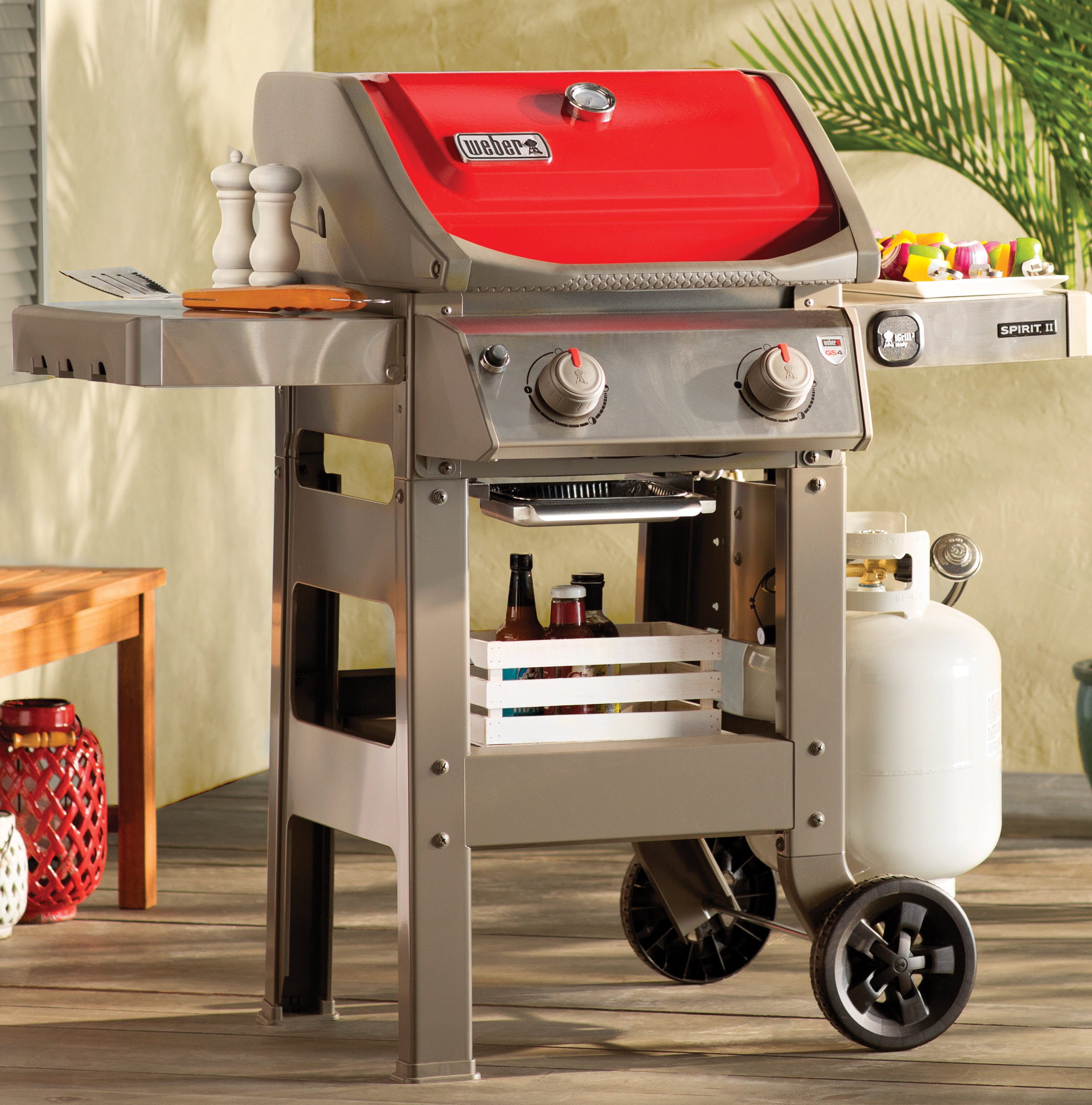 Weber Spirit Ii E 210 2 Burner Propane Gas Grill With Side Shelves Weber Spirit Ii E 210 2 Burner Propane Gas Grill With Side Shelves Reviews Wayfair