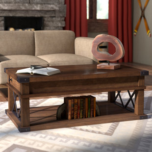 Farmhouse Rustic Coffee Tables Birch Lane Fusillade Lift Top Coffee Table
