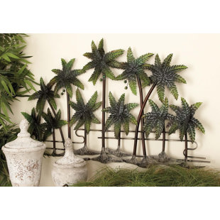 Metal Palm Tree Wall Decor Wayfair Metal Palm Wall Décor