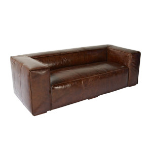 3-Sitzer Sofa Macau aus Leder von Home & Haus