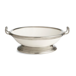 Tuscan Footed Fruit Bowl with Handles