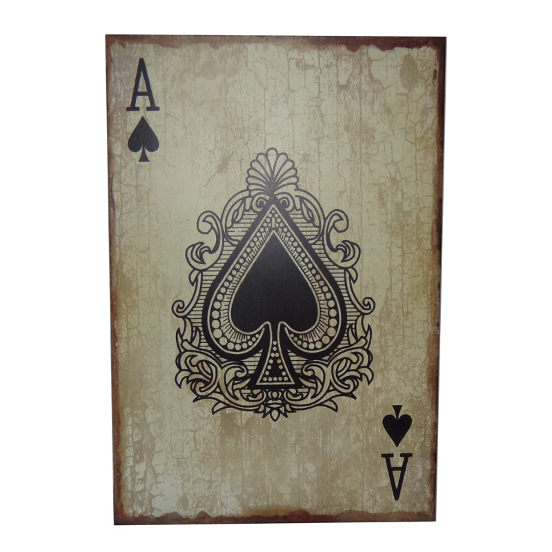 Trent Austin Design Ace Of Spades Graphic Art Plaque & Reviews | Wayfair.Ca