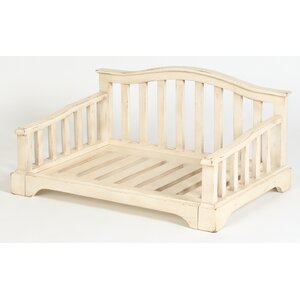 French Country Solid Wood Dog Bed