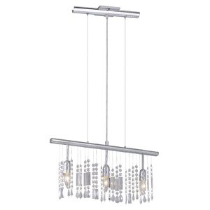 Vitoria 3-Light Crytal Kitchen Island Pendant