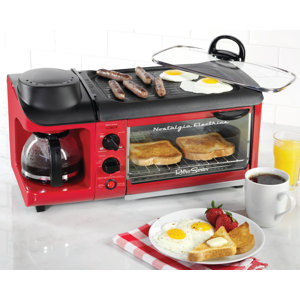 4-Cup Retro Series 3-in-1 Breakfast Station Coffee Maker