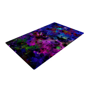 Ebi Emporium Color Me Floral Celestial Blue Area Rug