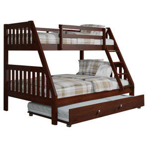 Washington Twin over Full Bunk Bed with Trundle by Donco Kids