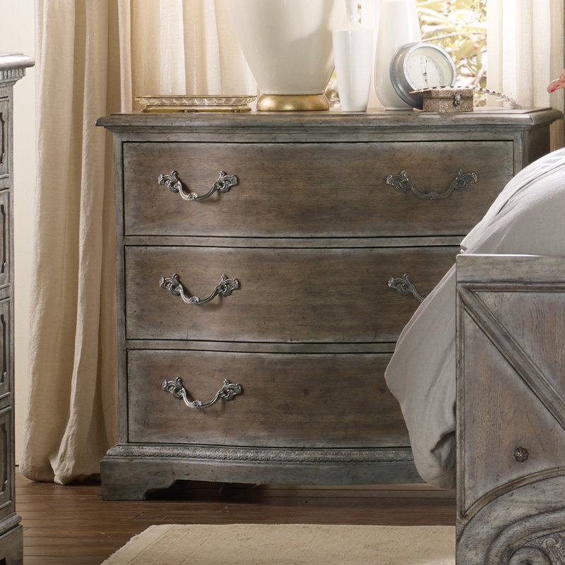 Hooker Furniture True Vintage 3 Drawer Nightstand Wayfair