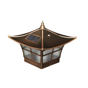Fence Post Cap Lights You Ll Love Wayfair Solar 1 Light Led Fence Post Cap