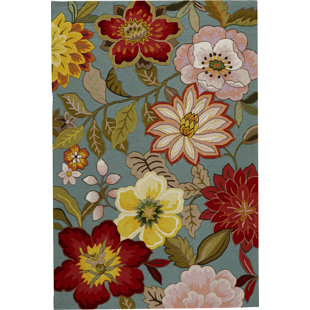Hooked Rugs You Ll Love Wayfair Allard Hand Hooked Aqua Area Rug